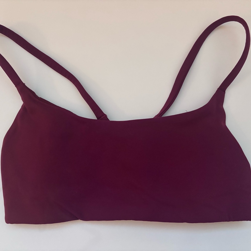 Lululemon Women's Burgundy Sports Bra